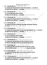 Bài tập ôn tập định lí Vi-et